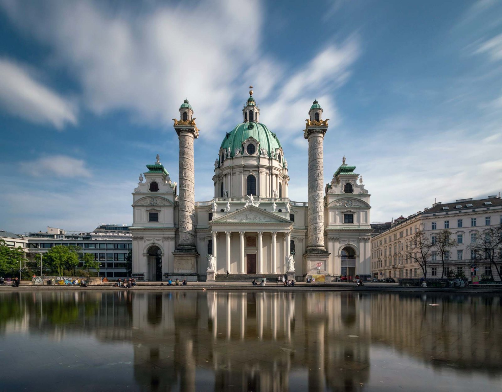 a-beautiful-view-of-the-karlskirche-baroque-church-in-vienna-austria
